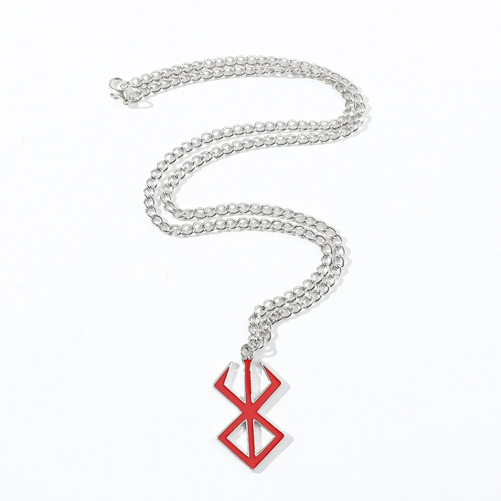 Berserk Symbol Necklace The Mad Warrior of Norse Viking mythology Keyring Pendant fashion Jewelry Berserk Symbol Necklace The Mad Warrior of Norse Viking mythology Keyring Pendant fashion Jewelry