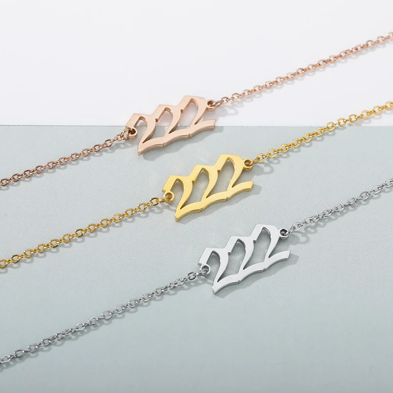 Goth Angel Number Wrist Bracelets Gold Stainless Steel 111 222 333 444 555 666 777 888 999 Devil Cuff Bracelet for Women Jewelry Goth Angel Number Wrist Bracelets Gold Stainless Steel 111 222 333 444 555 666 777 888 999 Devil Cuff Bracelet for Women Jewelry