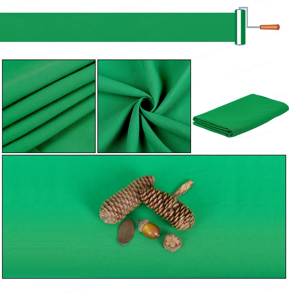 Photo Photography Backdrop Collapsible Polyester Cotton Green Screen Chromakey Background Cloth For Photo Studio Video Photo Photography Backdrop Collapsible Polyester Cotton Green Screen Chromakey Background Cloth For Photo Studio Video