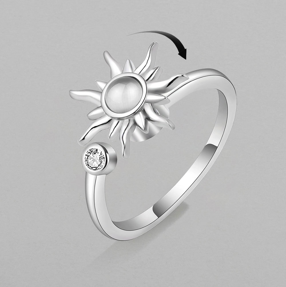 Anti Stress Anxiety Rings For Women Satinless Steel Sunflower Star Planet Spinner Rings Fidget Ring Jewelry 2022 Dropshipping Anti Stress Anxiety Rings For Women Satinless Steel Sunflower Star Planet Spinner Rings Fidget Ring Jewelry 2022 Dropshipping