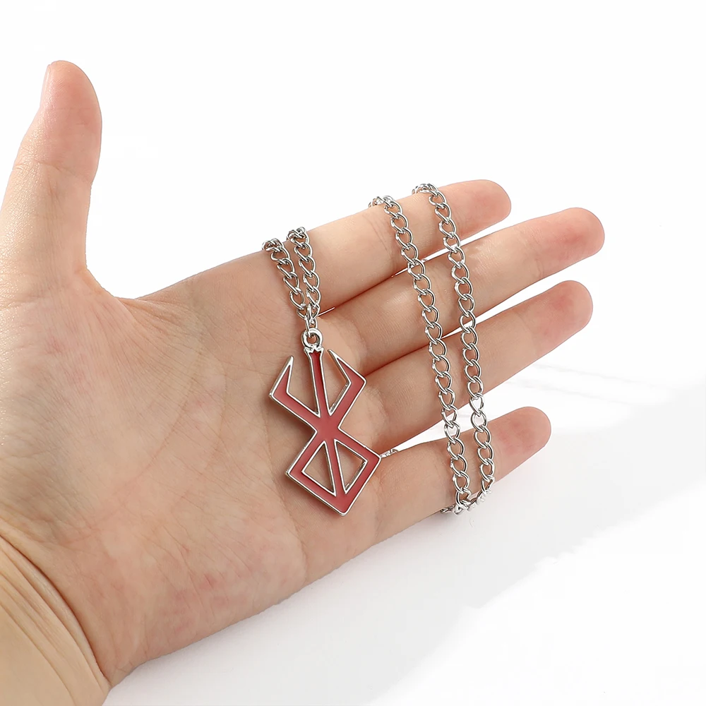Berserk Symbol Necklace The Mad Warrior of Norse Viking mythology Keyring Pendant fashion Jewelry Berserk Symbol Necklace The Mad Warrior of Norse Viking mythology Keyring Pendant fashion Jewelry