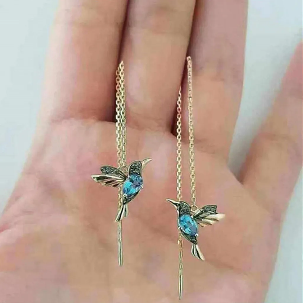 Unique Long Drop Earrings Bird Pendant Tassel Crystal Pendant Earrings Ladies Jewelry Design Earings Fashion серьги Unique Long Drop Earrings Bird Pendant Tassel Crystal Pendant Earrings Ladies Jewelry Design Earings Fashion серьги