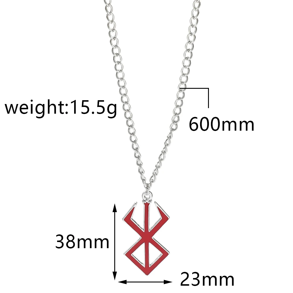 Berserk Symbol Necklace The Mad Warrior of Norse Viking mythology Keyring Pendant fashion Jewelry Berserk Symbol Necklace The Mad Warrior of Norse Viking mythology Keyring Pendant fashion Jewelry