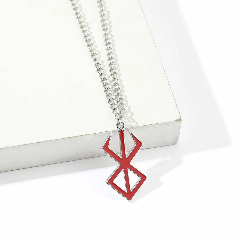 Berserk Symbol Necklace The Mad Warrior of Norse Viking mythology Keyring Pendant fashion Jewelry Berserk Symbol Necklace The Mad Warrior of Norse Viking mythology Keyring Pendant fashion Jewelry