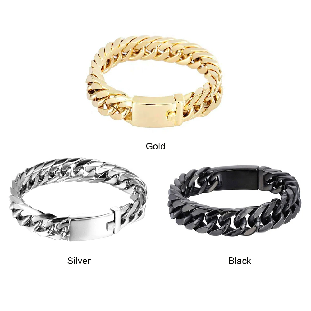 Hot slae Metal Chain Bracelets Punk Men Charming Circle Bangle Travel Street Hip Hop Night Club Jewelry Gifts dropshipping брасл