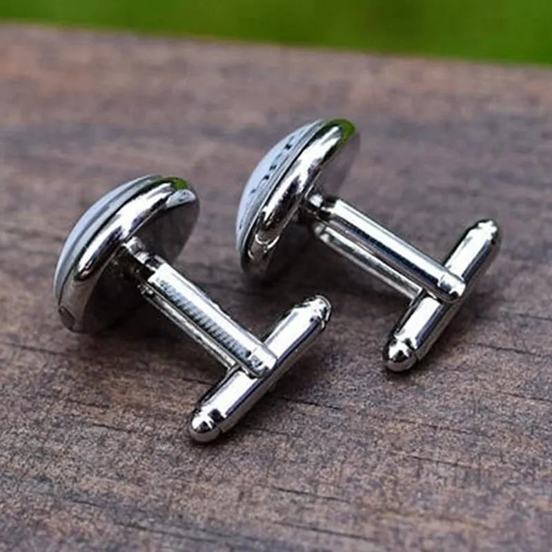 Glass De Paris Cathedral Cufflinks European Style French Men Buttons Exquisite Fashion Button Dropshipping In Stock