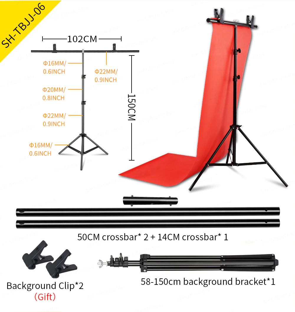 SH 200cmX200cm T-shape Photo Background Backdrop Stand For Photo Studio Photography Green Screen Chromakey With Stand SH 200cmX200cm T-shape Photo Background Backdrop Stand For Photo Studio Photography Green Screen Chromakey With Stand