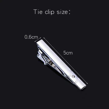 New Simple Metal Silver Tie Clip For Men Wedding Necktie 1