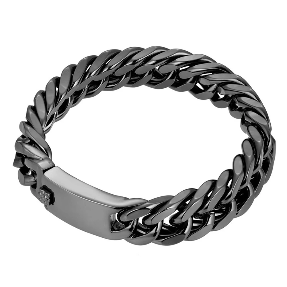 Hot slae Metal Chain Bracelets Punk Men Charming Circle Bangle Travel Street Hip Hop Night Club Jewelry Gifts dropshipping брасл