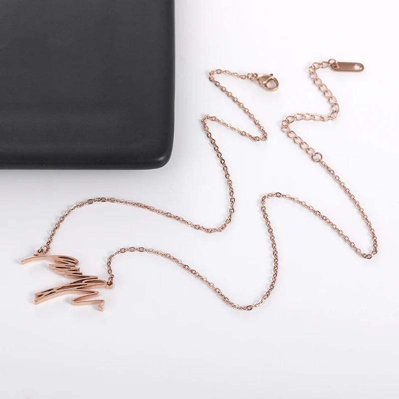 Custom RapMonster JIN SUGA J-HOPE JIMIN V JUNGKOOK Signature Name Necklace For Women Celebrity Anniversary Charm Jewelry Gifts
