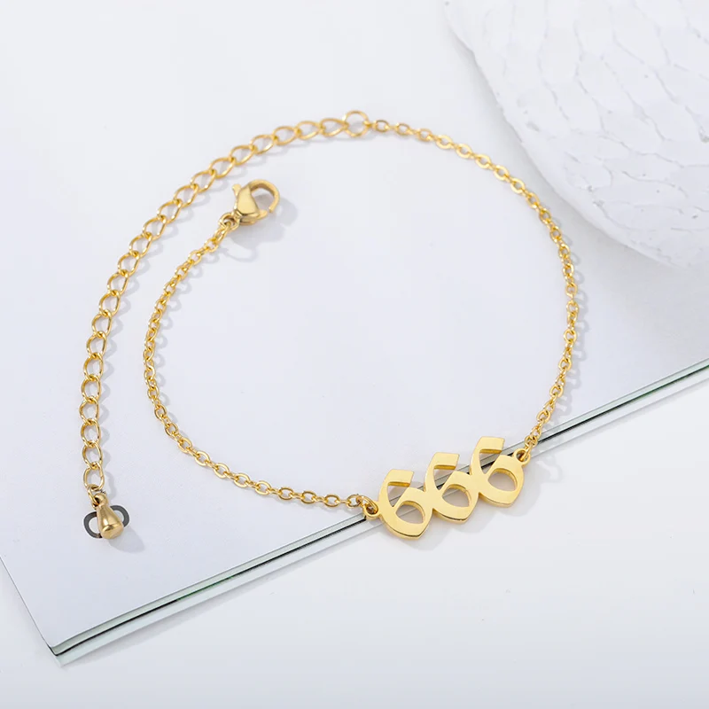 Goth Angel Number Wrist Bracelets Gold Stainless Steel 111 222 333 444 555 666 777 888 999 Devil Cuff Bracelet for Women Jewelry Goth Angel Number Wrist Bracelets Gold Stainless Steel 111 222 333 444 555 666 777 888 999 Devil Cuff Bracelet for Women Jewelry