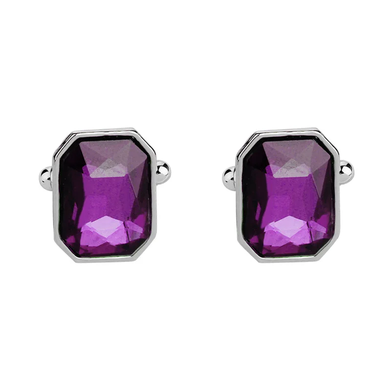 Luxury Blue Purple Cufflinks for Men High Quality Zircon Shirts Cuff Links Business Cuff Buttons Men's shirt Collar Pin Wedding Luxury Blue Purple Cufflinks for Men High Quality Zircon Shirts Cuff Links Business Cuff Buttons Men's shirt Collar Pin Wedding