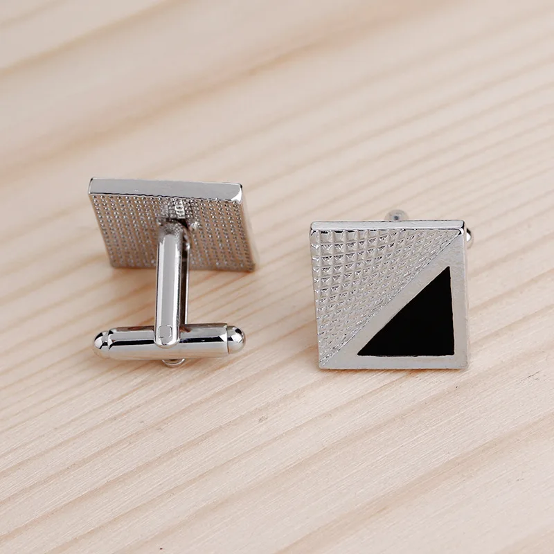 Quality Square cuff fashion men's French shirts cuff Cufflinks Business Wedding Cufflink Button Suit Accessories Jewelry Retro