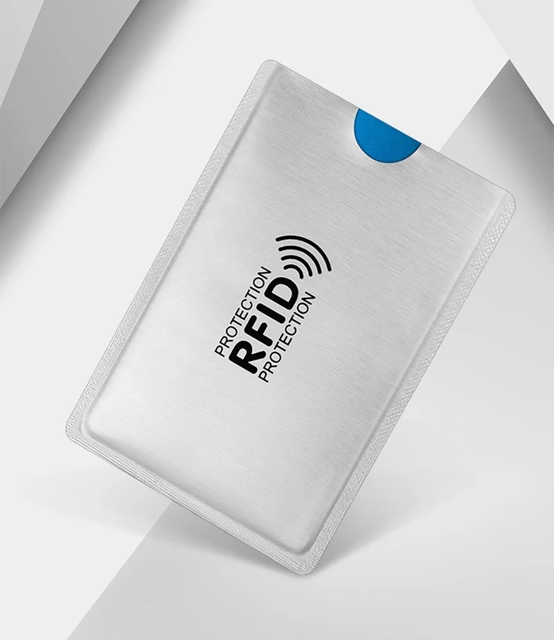 Anti Rfid Card Holder NFC Blocking Reader Lock Id Bank Card Case Protection Metal Credit Card Case Aluminium