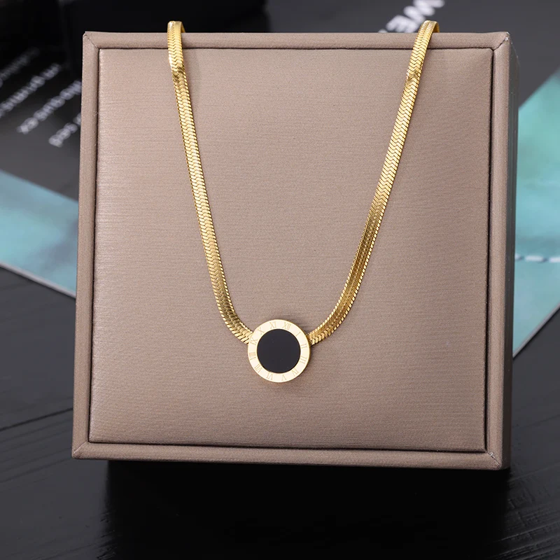 Stainless Steel Gold Color Multi-Layer Geometric Necklace For Women 2022 Trendy New Fashion Party Jewelry Collares Dropshipping Stainless Steel Gold Color Multi-Layer Geometric Necklace For Women 2022 Trendy New Fashion Party Jewelry Collares Dropshipping