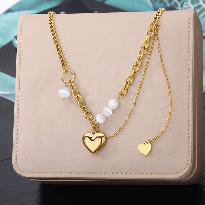 Stainless Steel Gold Color Multi-Layer Geometric Necklace For Women 2022 Trendy New Fashion Party Jewelry Collares Dropshipping Stainless Steel Gold Color Multi-Layer Geometric Necklace For Women 2022 Trendy New Fashion Party Jewelry Collares Dropshipping