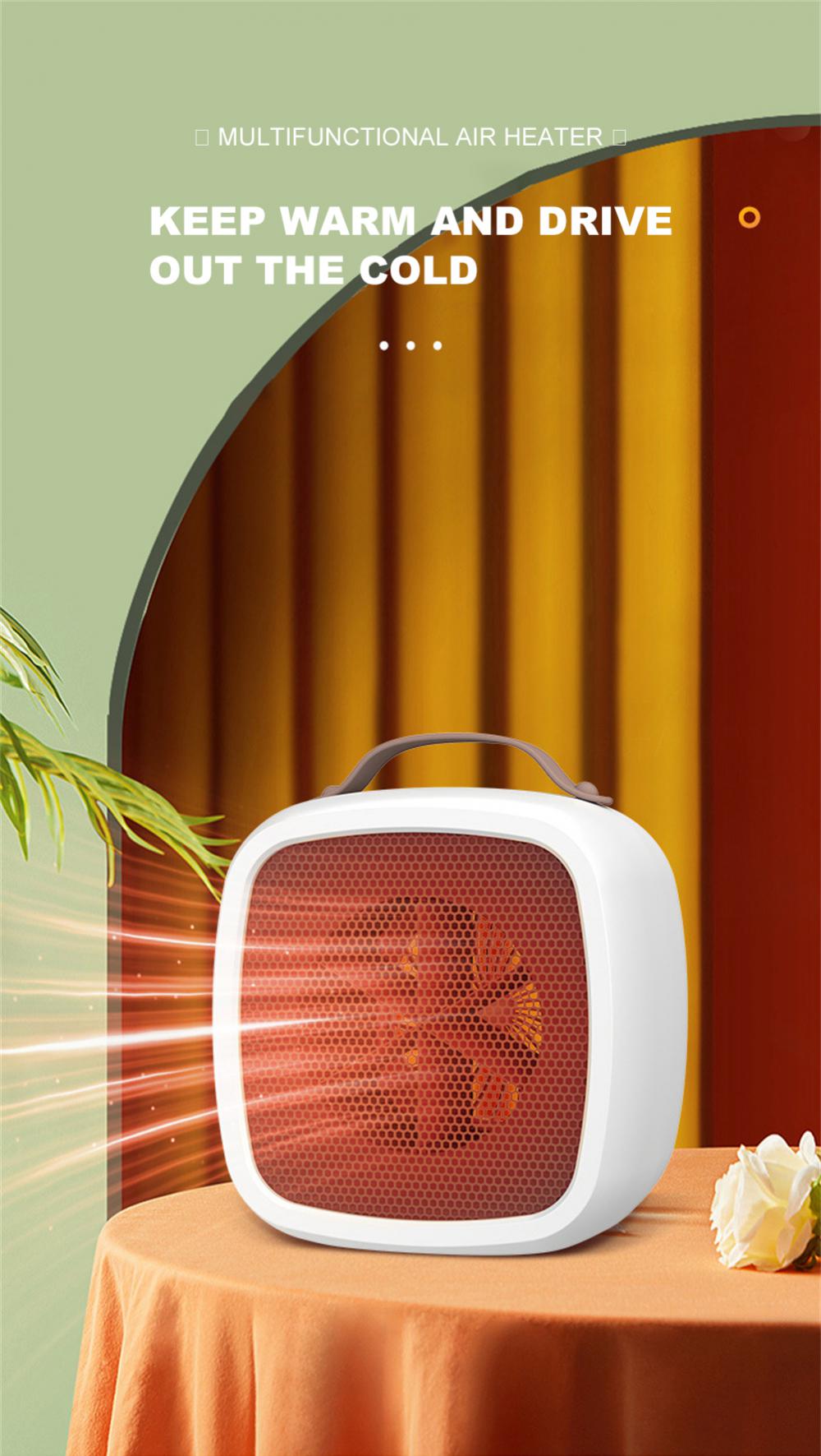 Xiaomi Mini Electric Heater Fan 500W Air Heater Portable Room Heater Winter Hand Warmer Office Electric Warmer Home Appliances