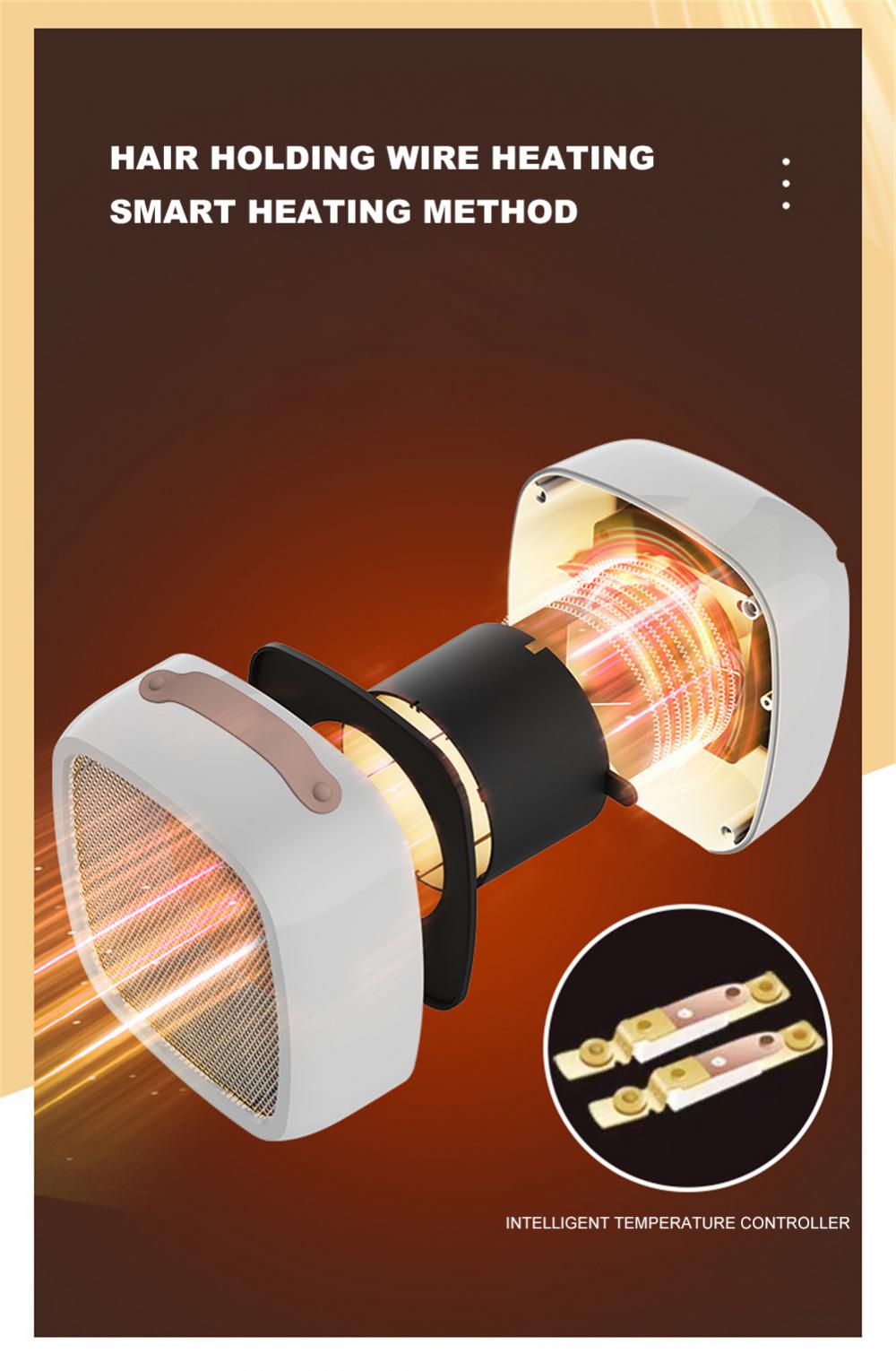 Xiaomi Mini Electric Heater Fan 500W Air Heater Portable Room Heater Winter Hand Warmer Office Electric Warmer Home Appliances