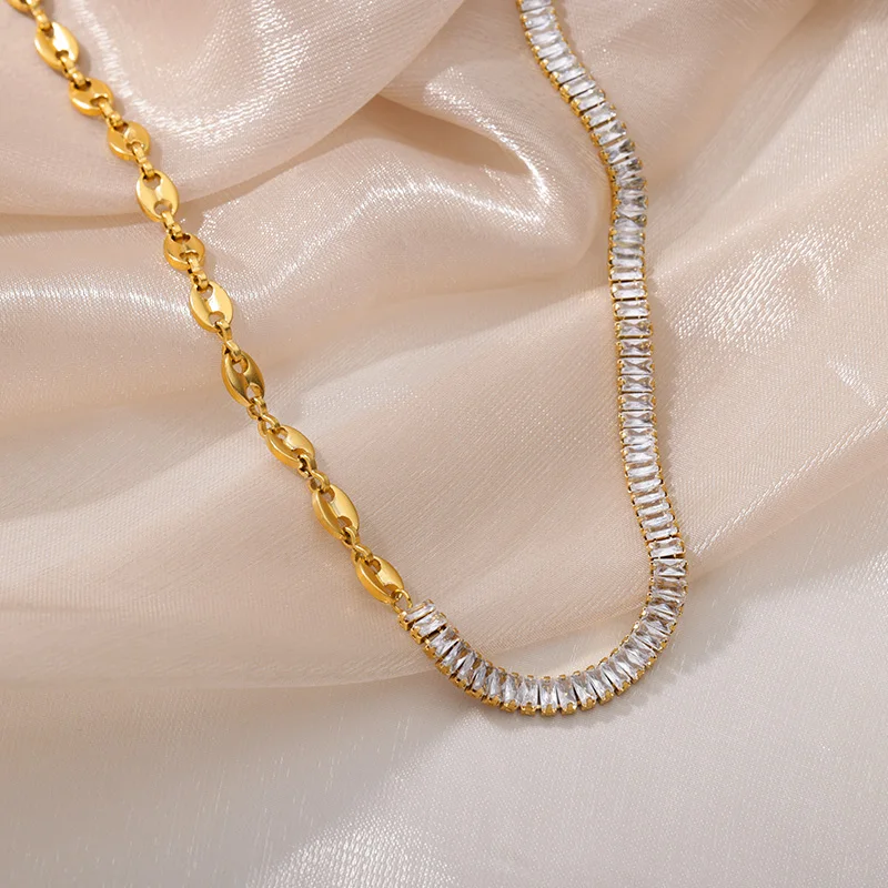 Stainless Steel Gold Color Multi-Layer Geometric Necklace For Women 2022 Trendy New Fashion Party Jewelry Collares Dropshipping Stainless Steel Gold Color Multi-Layer Geometric Necklace For Women 2022 Trendy New Fashion Party Jewelry Collares Dropshipping