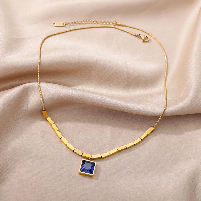 Stainless Steel Gold Color Multi-Layer Geometric Necklace For Women 2022 Trendy New Fashion Party Jewelry Collares Dropshipping Stainless Steel Gold Color Multi-Layer Geometric Necklace For Women 2022 Trendy New Fashion Party Jewelry Collares Dropshipping