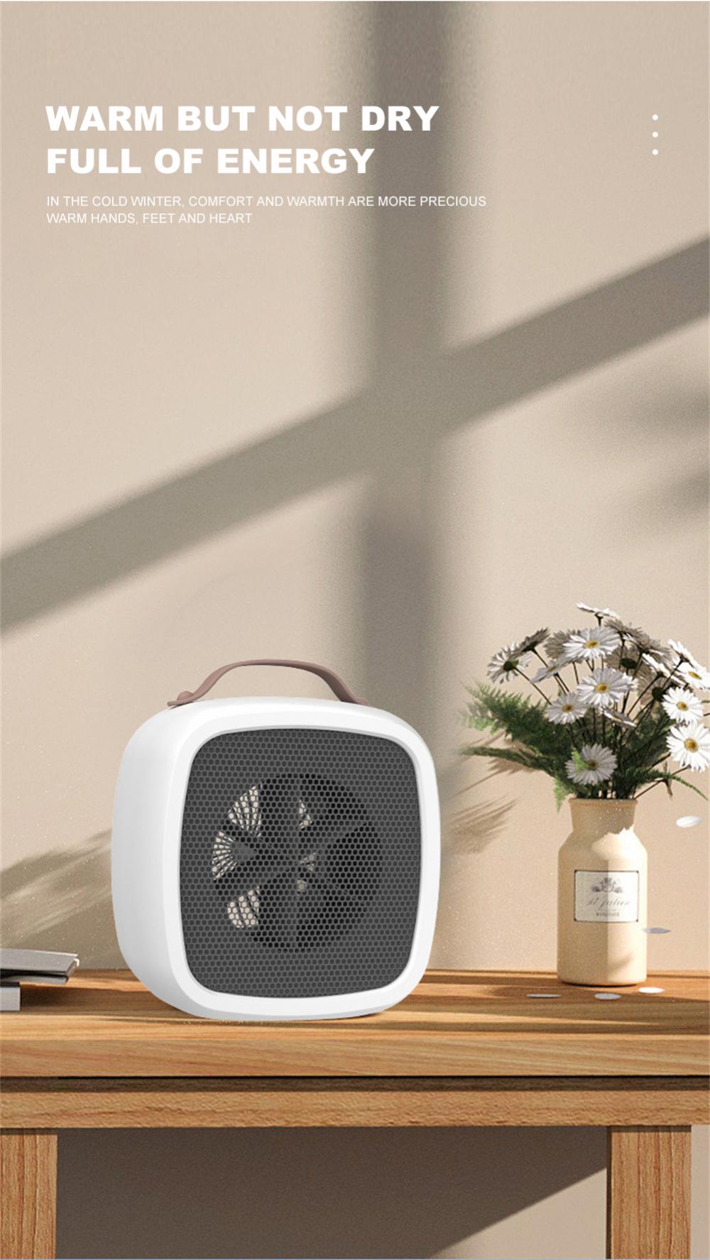 Xiaomi Mini Electric Heater Fan 500W Air Heater Portable Room Heater Winter Hand Warmer Office Electric Warmer Home Appliances