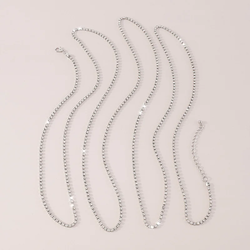 Stonefans Sexy Shiny Rhinestone Multilayer Necklaces for Women Fashion Irregular Y Shape Claw Chain Collar Jewelry Accessories