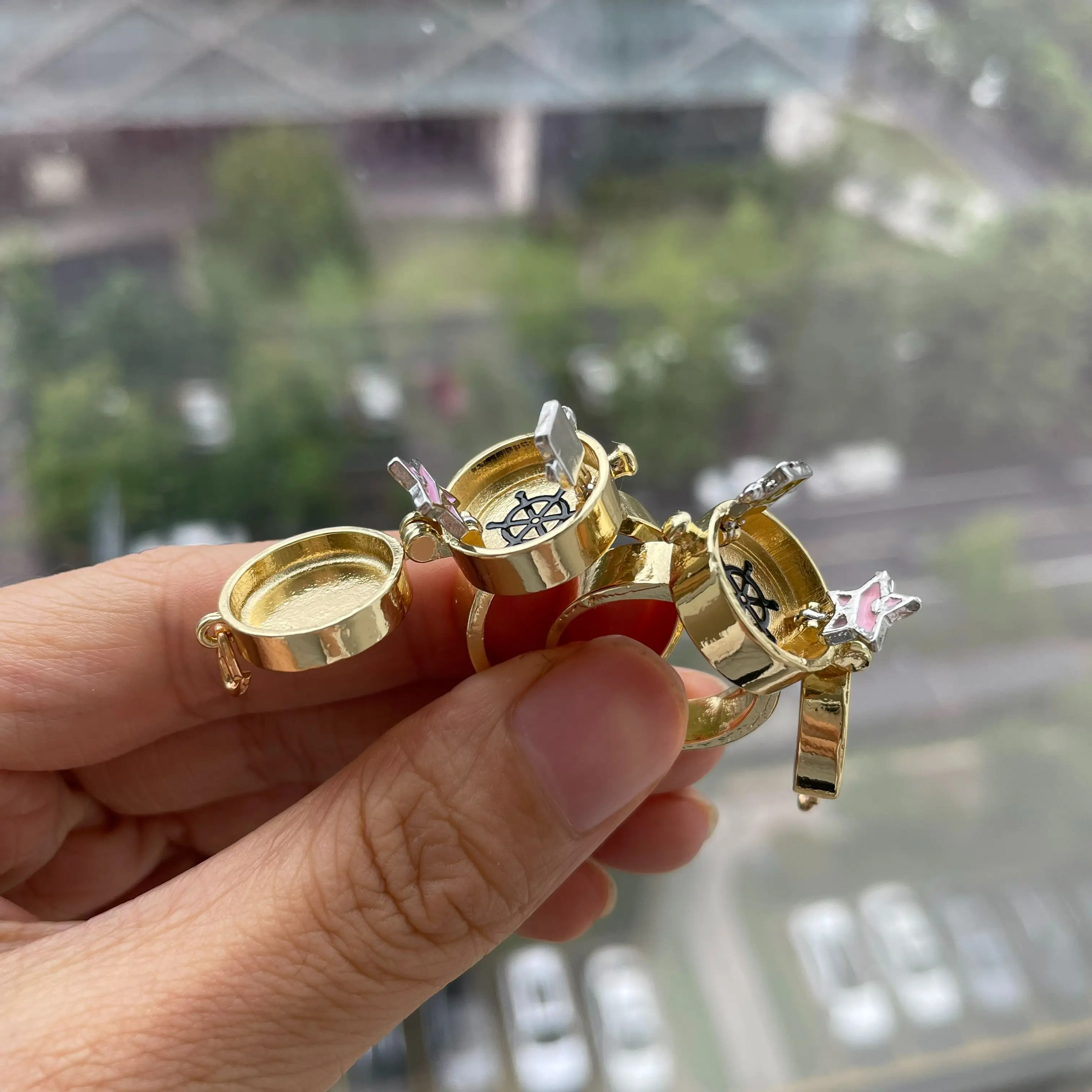 2022 Trend BFF Ring For Teen Cute Anime Aesthetic Couple Opening Ring For Woman Man Jewelry Close Friend Birthday New Party Gift