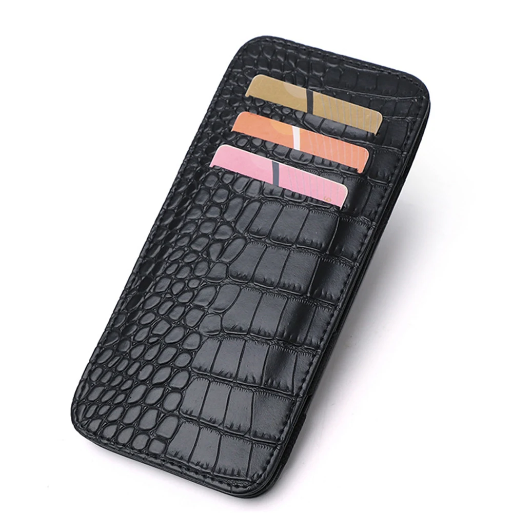2022 New PU Leather Crocodile Pattern Card Case Travel Wallet Banknote Organiser Credit Card Holder Protector Case Dropshipping
