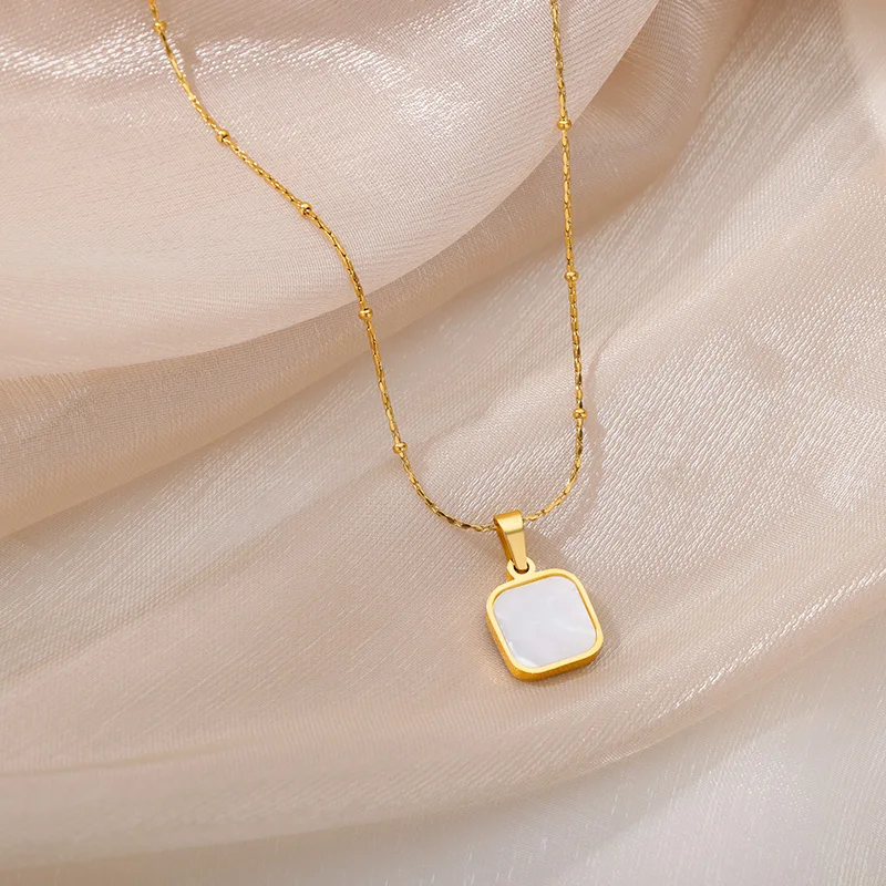 Stainless Steel Gold Color Multi-Layer Geometric Necklace For Women 2022 Trendy New Fashion Party Jewelry Collares Dropshipping Stainless Steel Gold Color Multi-Layer Geometric Necklace For Women 2022 Trendy New Fashion Party Jewelry Collares Dropshipping