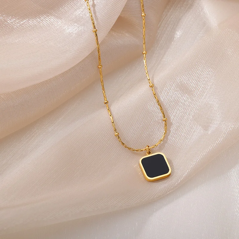 Stainless Steel Gold Color Multi-Layer Geometric Necklace For Women 2022 Trendy New Fashion Party Jewelry Collares Dropshipping Stainless Steel Gold Color Multi-Layer Geometric Necklace For Women 2022 Trendy New Fashion Party Jewelry Collares Dropshipping