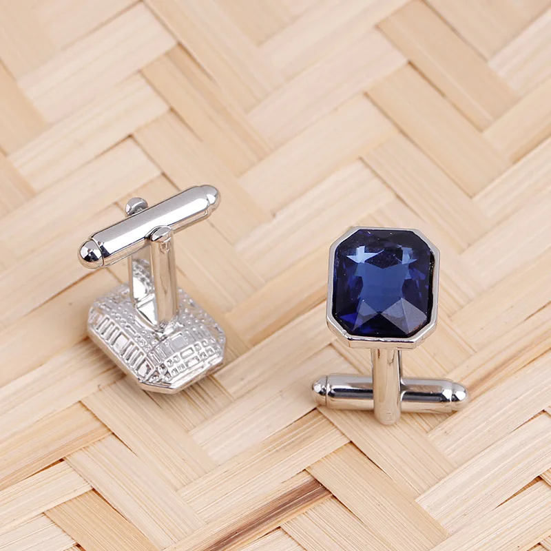 Luxury Blue Purple Cufflinks for Men High Quality Zircon Shirts Cuff Links Business Cuff Buttons Men's shirt Collar Pin Wedding Luxury Blue Purple Cufflinks for Men High Quality Zircon Shirts Cuff Links Business Cuff Buttons Men's shirt Collar Pin Wedding